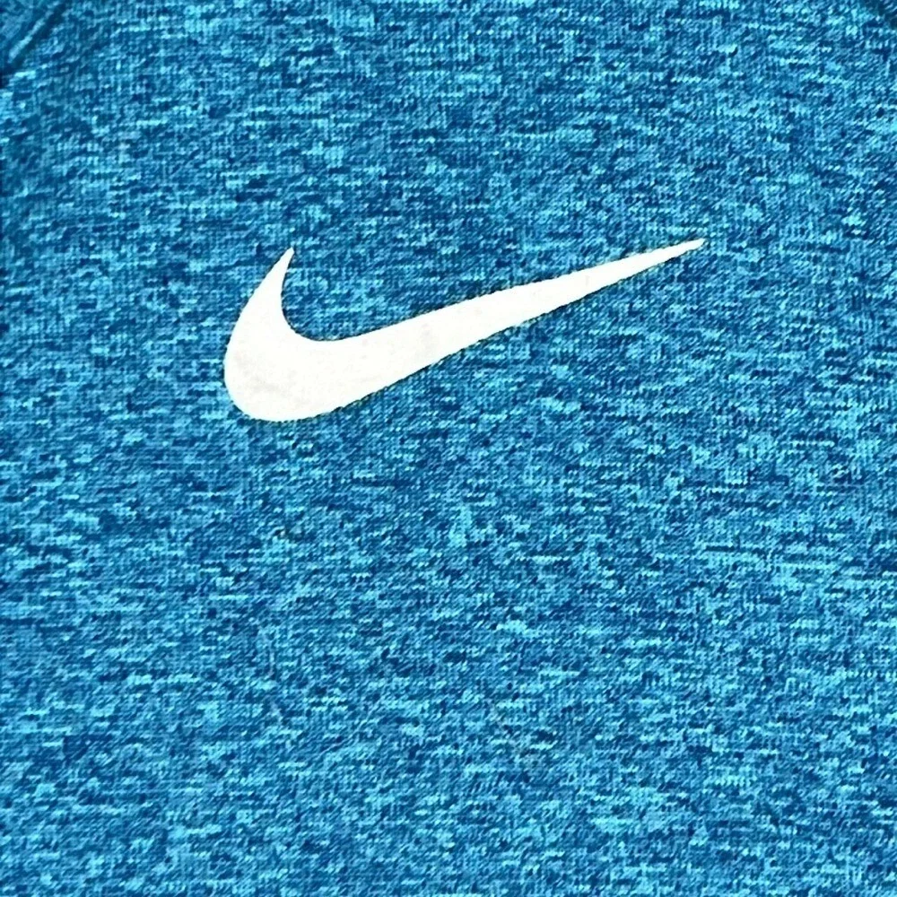Nike Dri-Fit Racerback‎ Tank Top Just Do It Women's Size Small Blue Graphic